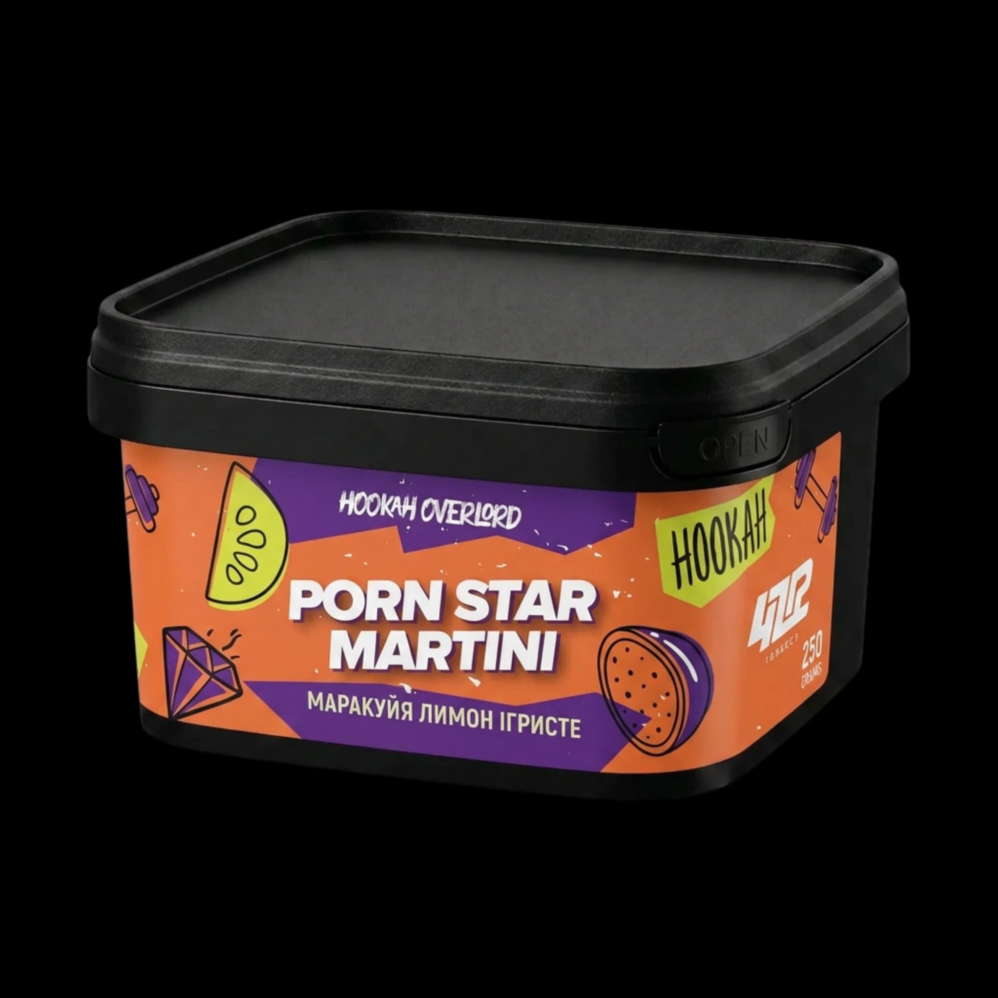 420 Dark Line Pornstar Martini Shisha Tobacco 250g